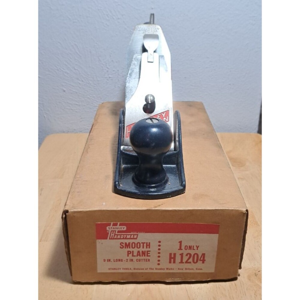 Stanley Handyman HI204 Bench Plane Steel Blade Blue w Box